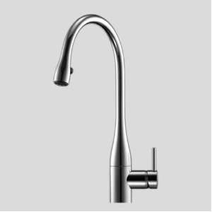  KWC Single Hole Pull Down Lever Handle Kitchen Faucet 
