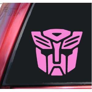    Transformers Autobot Vinyl Decal Sticker   Pink Automotive
