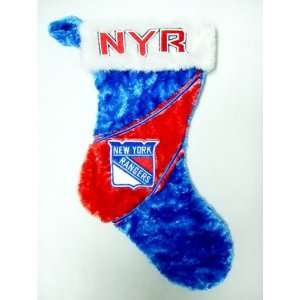   Rangers Christmas/Holiday Stocking   NHL Hockey