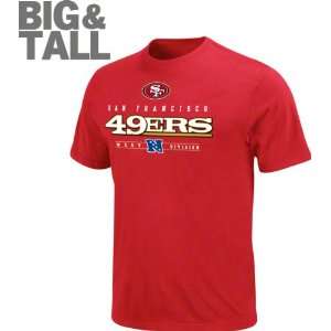  San Francisco 49ers Big & Tall CV T Shirt Sports 