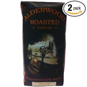 Caffe Darte Velletri Alderwood Drip Whole Bean Coffee, 12 Ounce Foil 