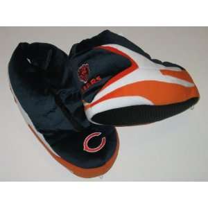 com CHICAGO BEARS Cleat Style PLUSH SLIPPERS with Team Logo & Colors 
