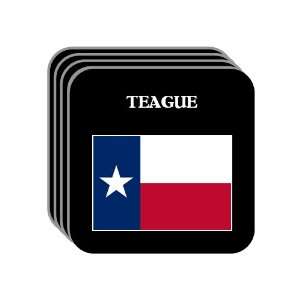  US State Flag   TEAGUE, Texas (TX) Set of 4 Mini Mousepad 