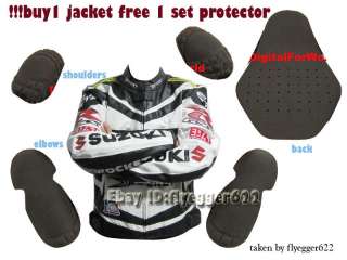 BRAND NEW GP RACING Motorcycle/motorcross/motorbike PU leather jacket 