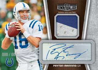 2010 TOPPS UNRIVALED FOOTBALL Blaster Box From Sealed Case $12.95 