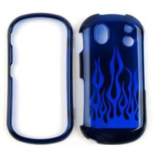  Samsung Intensity 2 u460 Transparent Blue Flame Hard Case 
