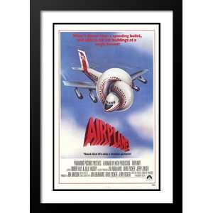 Airplane 20x26 Framed and Double Matted Movie Poster   Style A   1980 