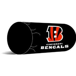 CINCINNATI BENGALS 12x7 NFL beaded bolster pillow cylinder shape 