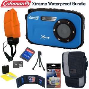  Coleman C5WP BL Xtreme 12MP 33ft. Waterproof Digital Camera 