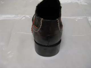 Fiesso New Brown w/Pony Hair and Leather Shoes FI 6351  