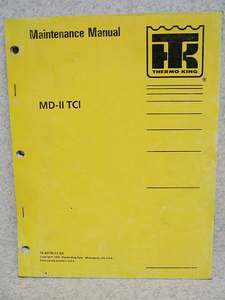   Thermo King Maintence Manual Wiring Diagrams and Schematics Thermostat
