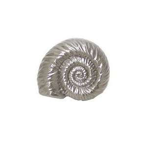  40Mm Snail Shell Knob Brushed Satin Nickel LQ PN0419 SN C 