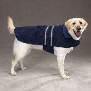 Casual Canine Reflective FLEECE DOG Coat Winter Jacket NAVY Clothes 