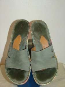Born Blue Multicolor Sandals Wedges Shoes 10 / 42 M/W  