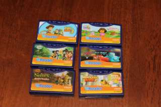 tech V reader games LOT of 6 Toy Story, Cars, Dora, TinkerBell 