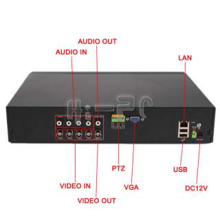 Channel CH Surveillance Digital Video Audio DVR H.264 NETWORK Remote 