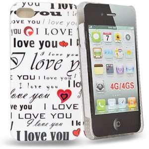 Mobile Palace   I love you design hard case cover for Apple iphone 