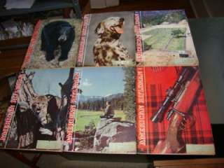 16 ISSUES OF AMERICAN RIFLEMAN MAGAZINE DATED 1950 TO 1953  