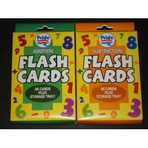    FLASH CARDS **2 PACK** ADDITION   SUBTRACTION 