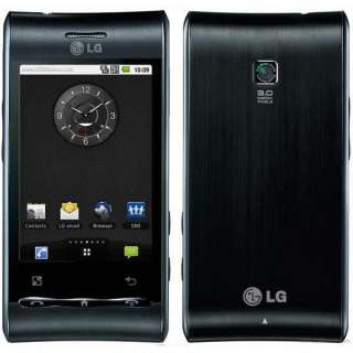 New LG GT540 3G GPS AT&T Android WI FI Unlocked Phone Black 