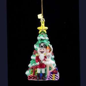 Pack of 8 Noble Gems Blown Glass Nutcracker Suite Christmas Tree 