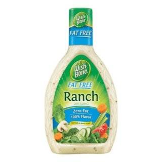 Wish Bone Fat Free Ranch Salad Dressing, 16 Ounce Bottle (Pack of 6)