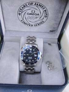 Omega Seamaster James Bond 40th Limited Edition 2537.80 Watch  