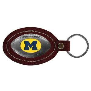 Michigan Wolverines NCAA Football Key Tag (Leather 