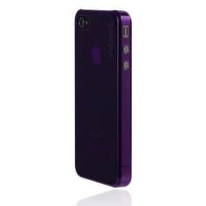   iPhone 4 Feather Case   Translucent Purple Cell Phones & Accessories