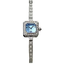 Corum Sugar Cube Stainless Steel Diamond Watch  