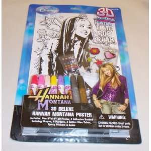  HANNAH MONTANA 3D DELUXE POSTER Toys & Games