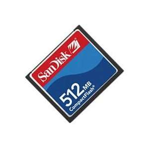  512MB CF (Compact Flash) Card Sandisk SDCFB 512 or SDCFJ 