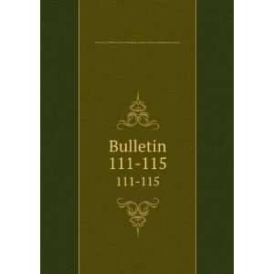  Bulletin. 111 115 University of Illinois (Urbana 