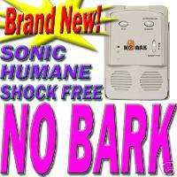 NEW NO BARK FREE Sonic + Humane No Shock Anti Barking  