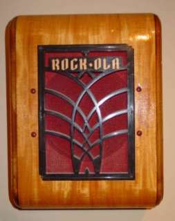 Rock Ola Tonette speaker (1946)
