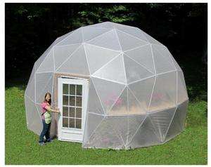 GREENHOUSE GEODESIC DOME 8 FT. With Marine Poly Cover  
