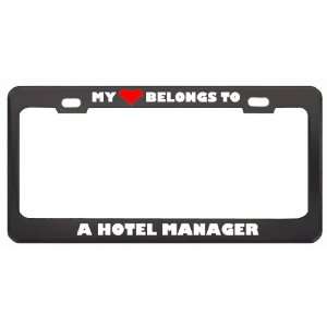 My Heart Belongs To A Hotel Manager Career Profession Metal License 