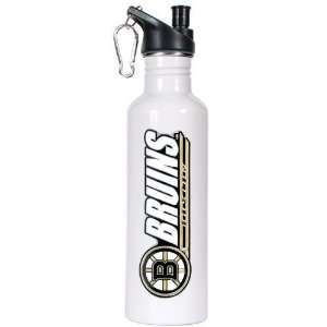  Boston Bruins 26oz White Stainless Steel Water Bottle 