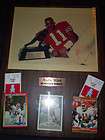 Bryce Paup Buffalo Bills PERSONALLY AUTOGRAPHED 3 x 5 Card in plaque