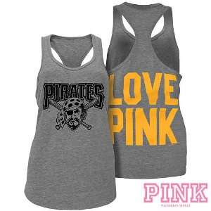   Victorias Secret PINKï¿½ Heathered Racerback Tank Sports