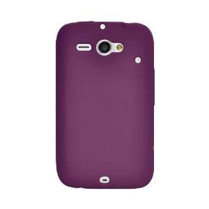   Case for HTC ChaCha/HTC Status   Purple Cell Phones & Accessories