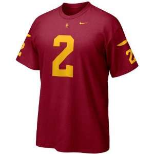  Nike USC Trojans #2 Cardinal Replica Jersey Player T shirt 