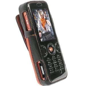   Case for Sony Ericsson W610i   Black/Orange Cell Phones & Accessories