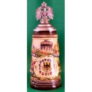  CLEARANCE LE German Stein with Pewter Eagle Lid