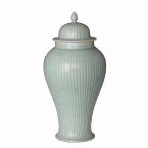  Celadon Temple Jar