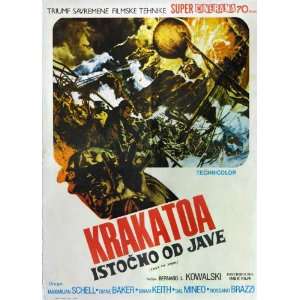 Krakatoa East of Java Poster Movie German (11 x 17 Inches   28cm x 