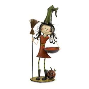  39 Whimsical Halloween Trick or Treat Witch Figure