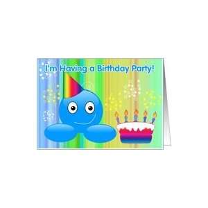  Billy Bubbl Im Having a Birthday Party Card Toys 