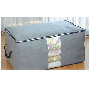 Large Clothes Storage Bags Bamboo fiber Quilt Container  