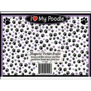  Poodle Purple 3 N 1 Picture Frame 